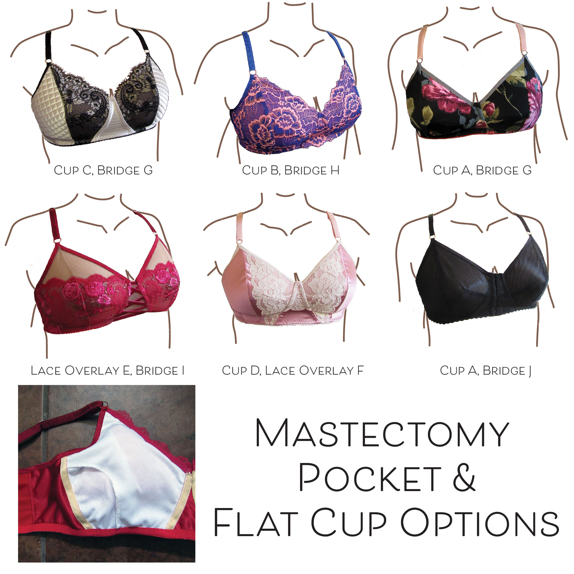 Annika Wireless Bra: Mastectomy Pocket & Flat Cup Options