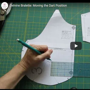 Delvine Bralette: Moving the Dart Position